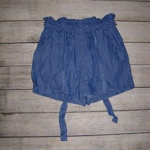 Thread + Supply Tie Belt Lyocell Pull On Shorts M NEW WITH TAG